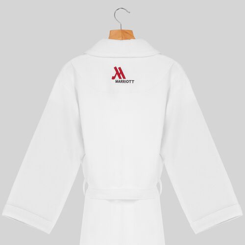 GALAXY Professional Unisex Cotton Waffle Embroidered Logo Bathrobe Spa Gown for Couples 100% Cotton Body Robe Towel Pajamas for Hotel wholesale bathrobe
