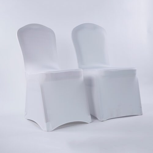 GALAXY White Seat Chair Covers Banquet Dining Room Living Room Event Universal Standard Chair Slipcovers Protector for Events Wedding