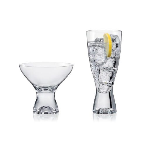 GALAXY Unique Designed 310ml 10.5oz Decoration Glassware Set 6 Pcs Wine Soft High Ball Cup Drinking glasses
