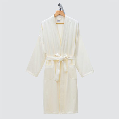 GALAXY Wholesale Custom 5 Star Hotel Logo White Robe Waffle 100% Cotton Bath Robes