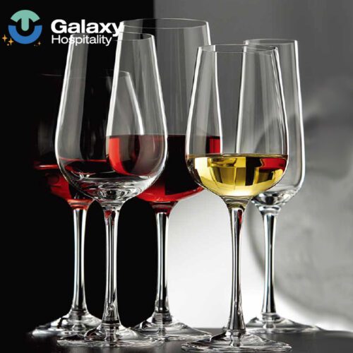 Custom Logo Red Wine Glasses – 345ml (12oz) for Hotels, Restaurants, and Events