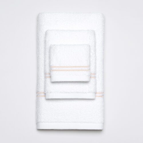 Custom Embroidered White Luxury Hotel & Spa Towel Set – Quick Dry Premium Bath Towels for Salon & Resort