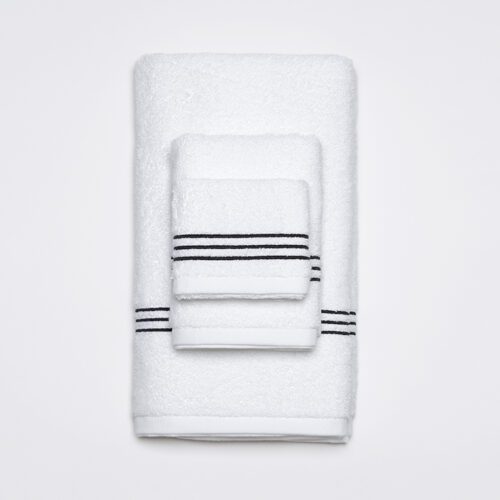 Custom Logo White Luxury Cotton Hotel Towel Set – Low MOQ 5 Star Hospitality Towels for Spa & Resort