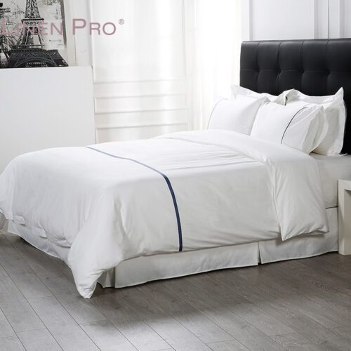 Customized 4 Piece Hotel Elastic Fitted Bedding Sheet Set Wholesale