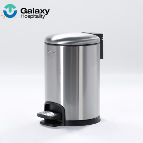 GALAXY Eco-Friendly Metal Pedal Dustbins – 5L & 20L Sizes for Hotel, Office, Kitchen, and Home