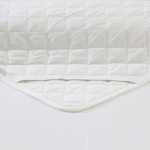 GALAXY OEM Natural Soft Bed Bug Fitted Cover Waterproof Quilted Mattress Protector with Skirt