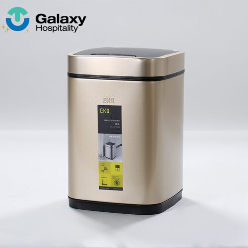 GALAXY Fireproof Stainless Steel Dustbin – Premium Safety Waste Bin for Hotel Guest Rooms