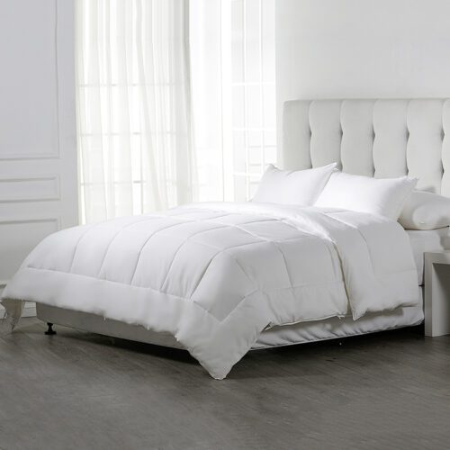 Galaxy Hotel Quality Soft Twin Size Goose Down Alternative Comforter 100% Organic Cotton duvet insert quilt