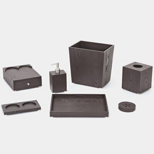 GALAXY Restaurant hotel supplies new design wood accessories set amenities box for hotels