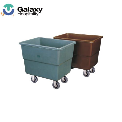 Galaxy plastic linen trolley hotel laundry cart heavy duty big laundrytrolley 335L large capacity linen trolley cart